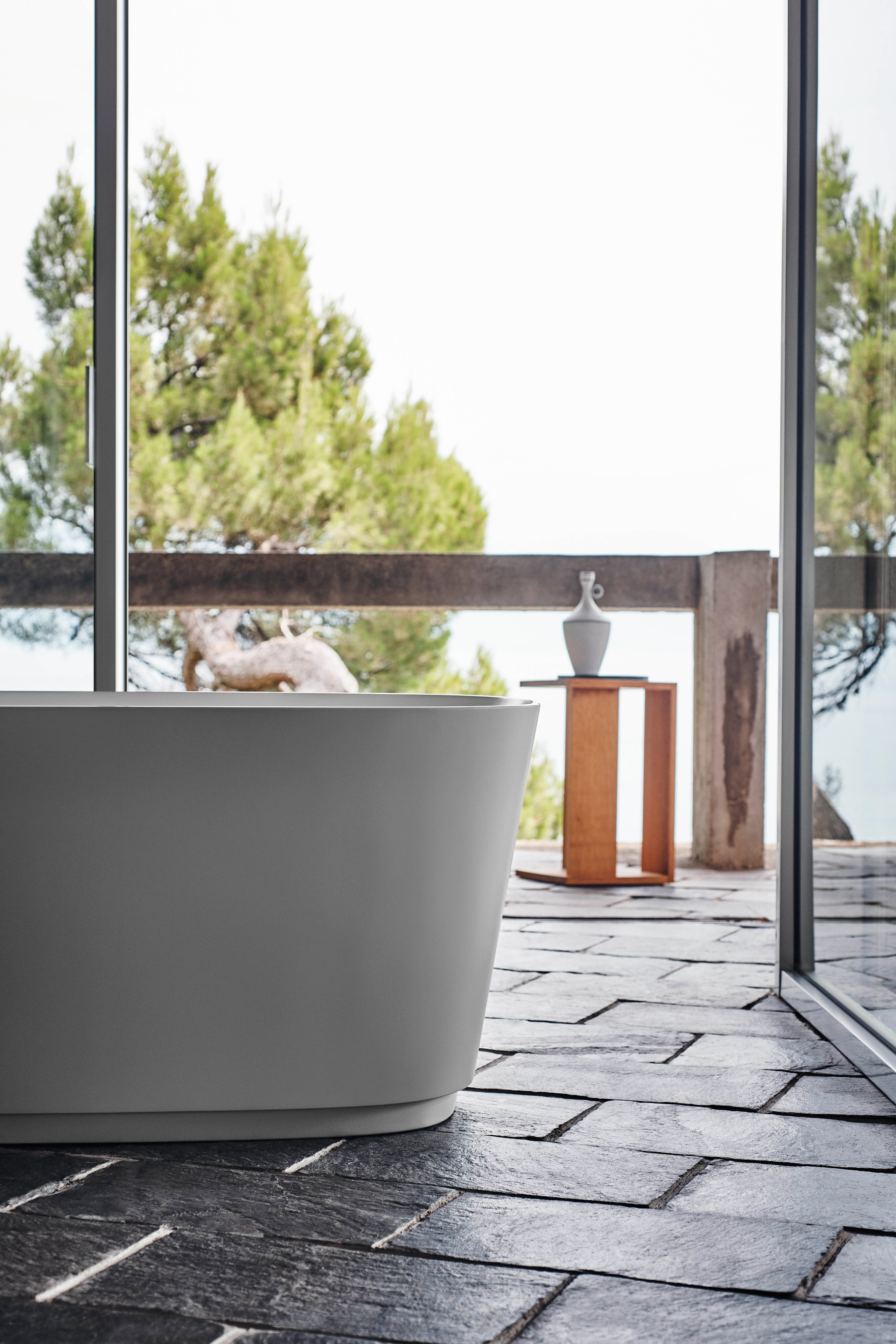 Neb Badewanne von Agape, Design Neri&Hu, Badewanne in hell