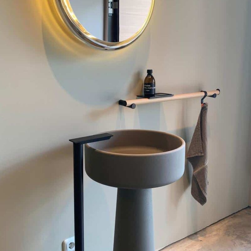 Bjhon Standwaschbecken aus Cementoskin